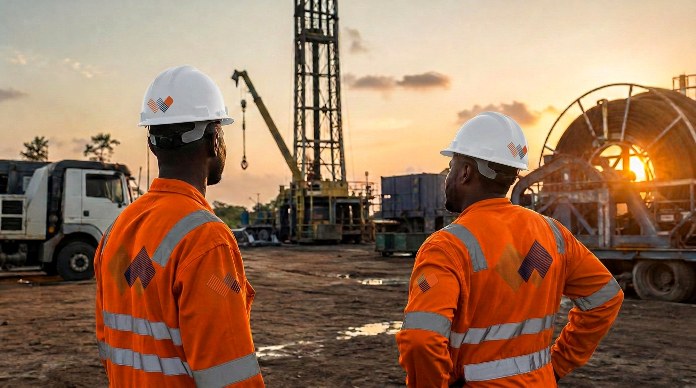 Well intervention operations at a drilling site